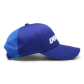 High Quality Blue Cotton Letter Cucstom Sports Baseball Cap Hat